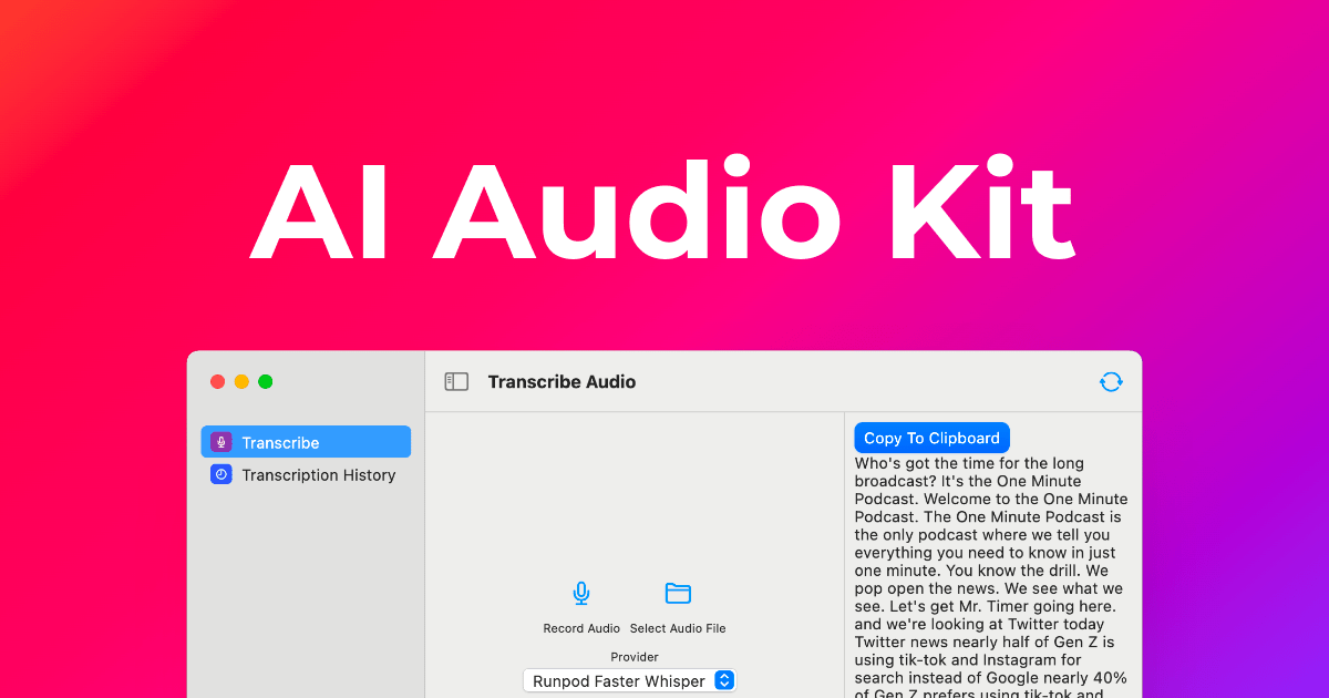 icon of AI Audio Kit