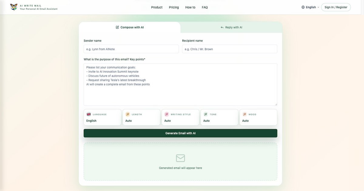Aiwritemail