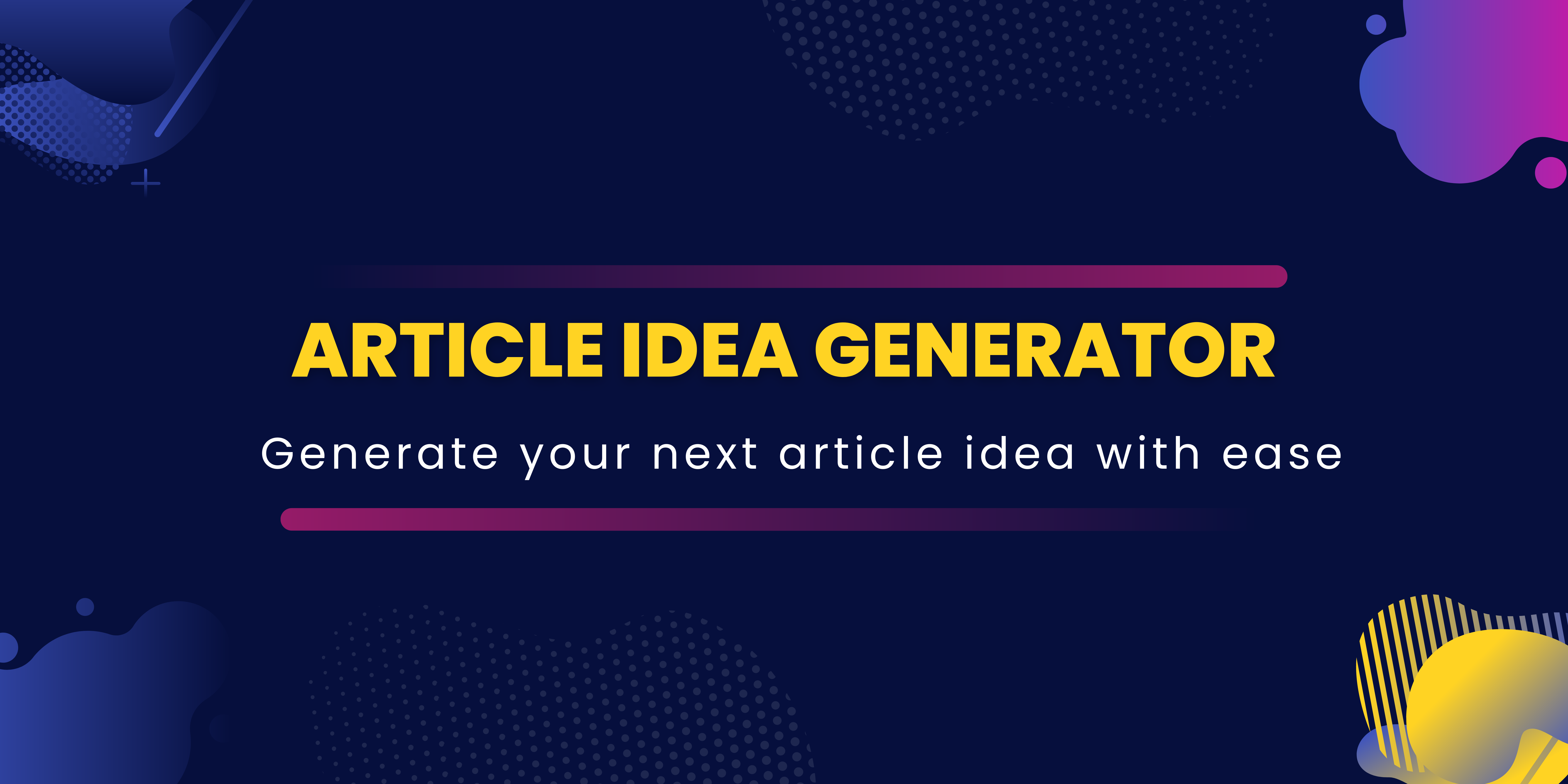 icon of Article Idea Generator
