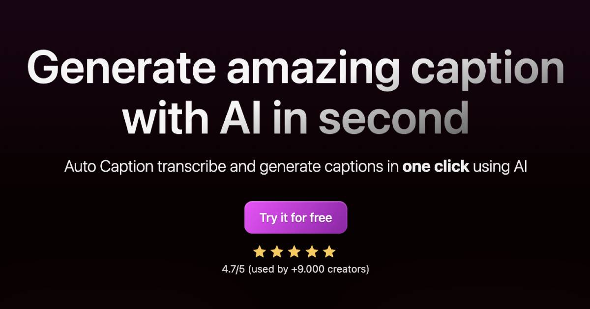 autocaption