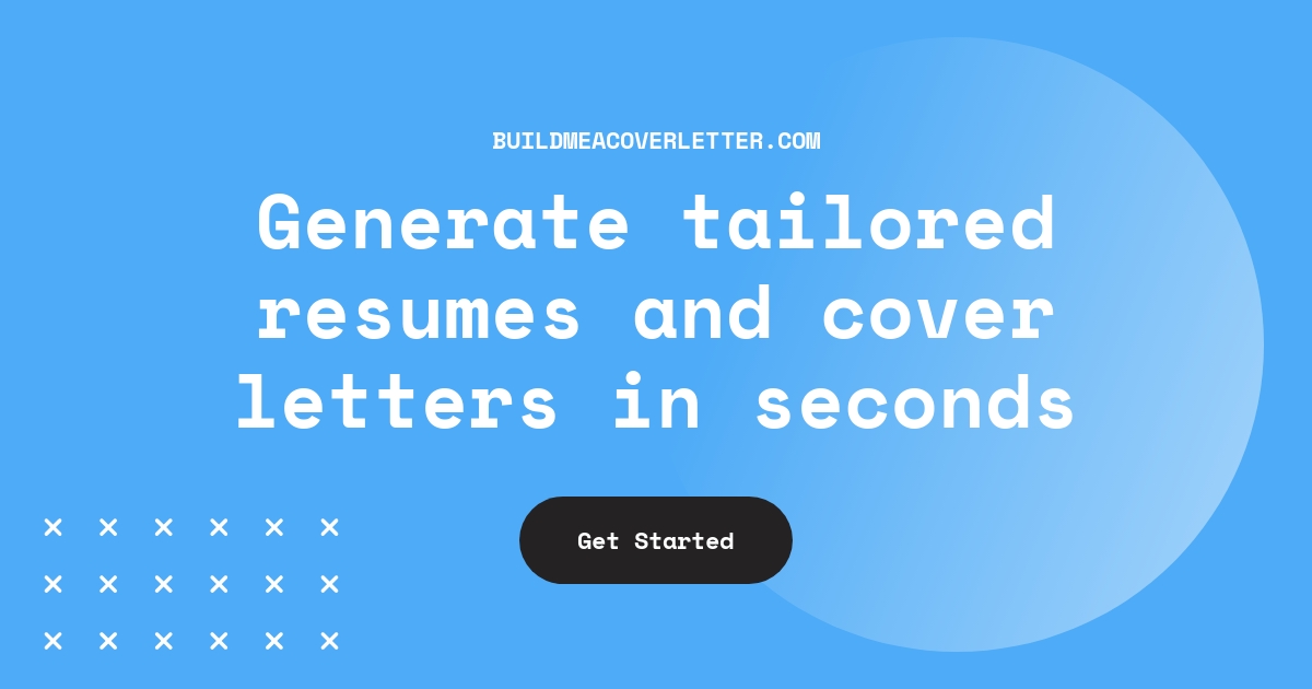 BuildMeACoverLetter