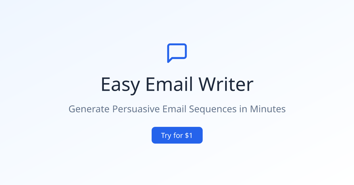 EasyEmailWriter