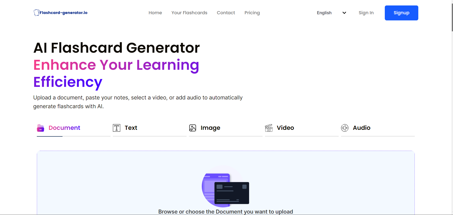 icon of flashcard_generator