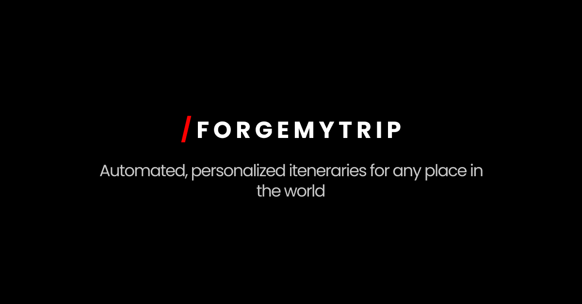 icon of Forgemytrip
