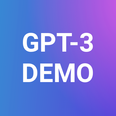 icon of gpt3demo