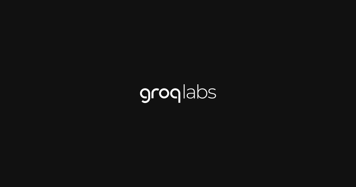 Groq Appgen