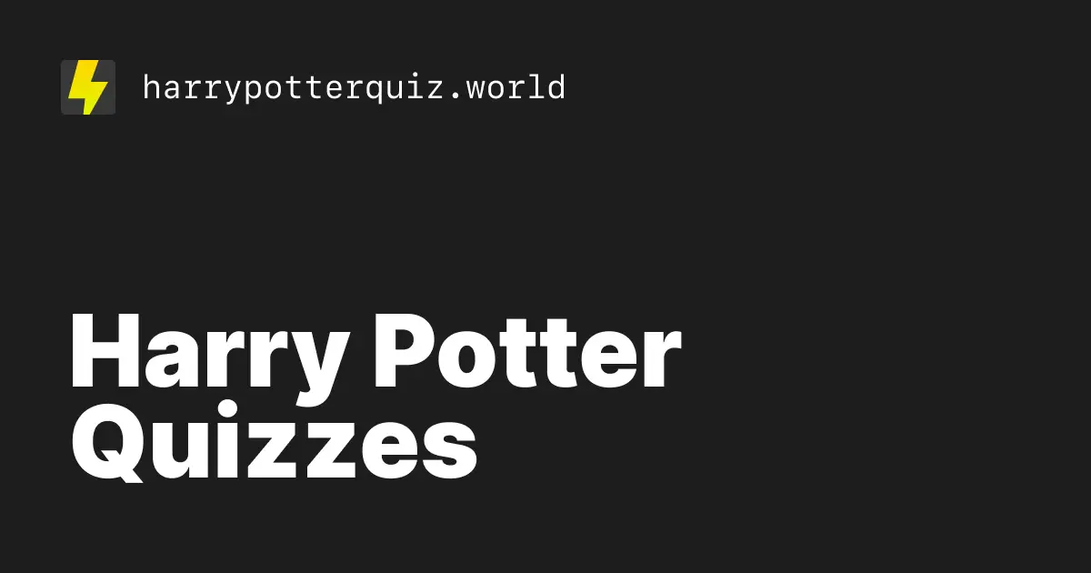 harrypotterquiz
