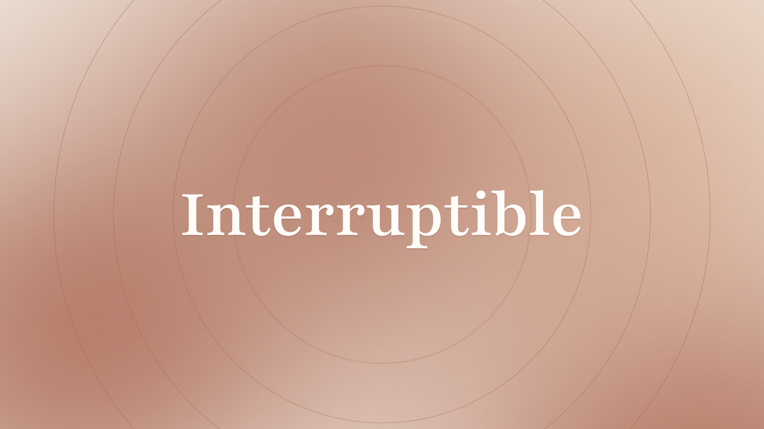 icon of Interruptible