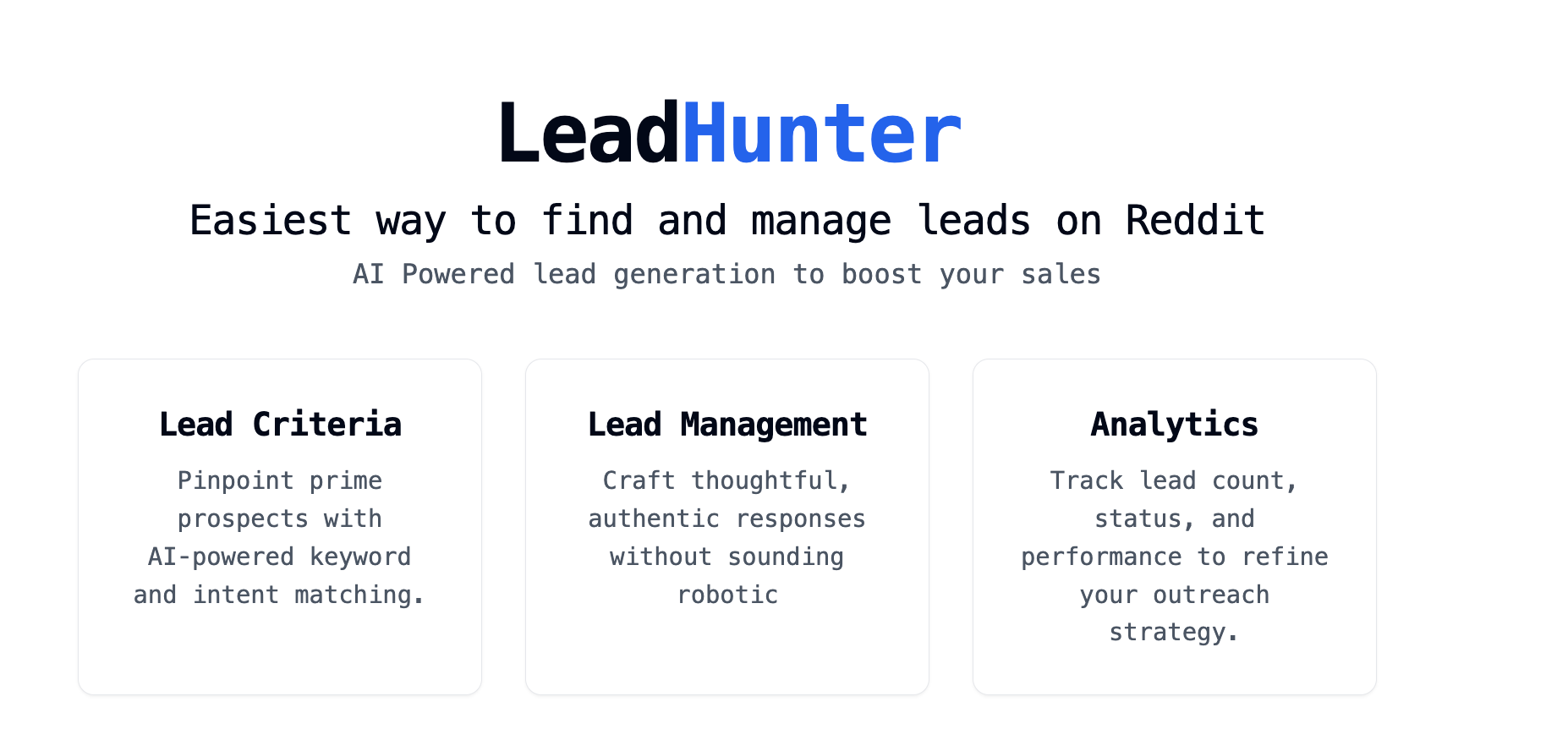 LeadHunter