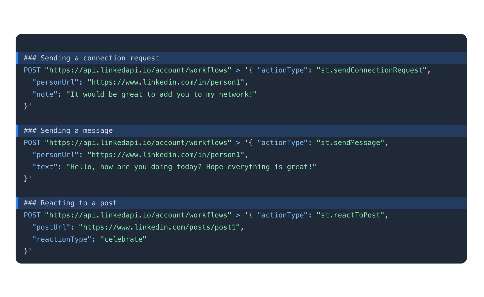 Linked API