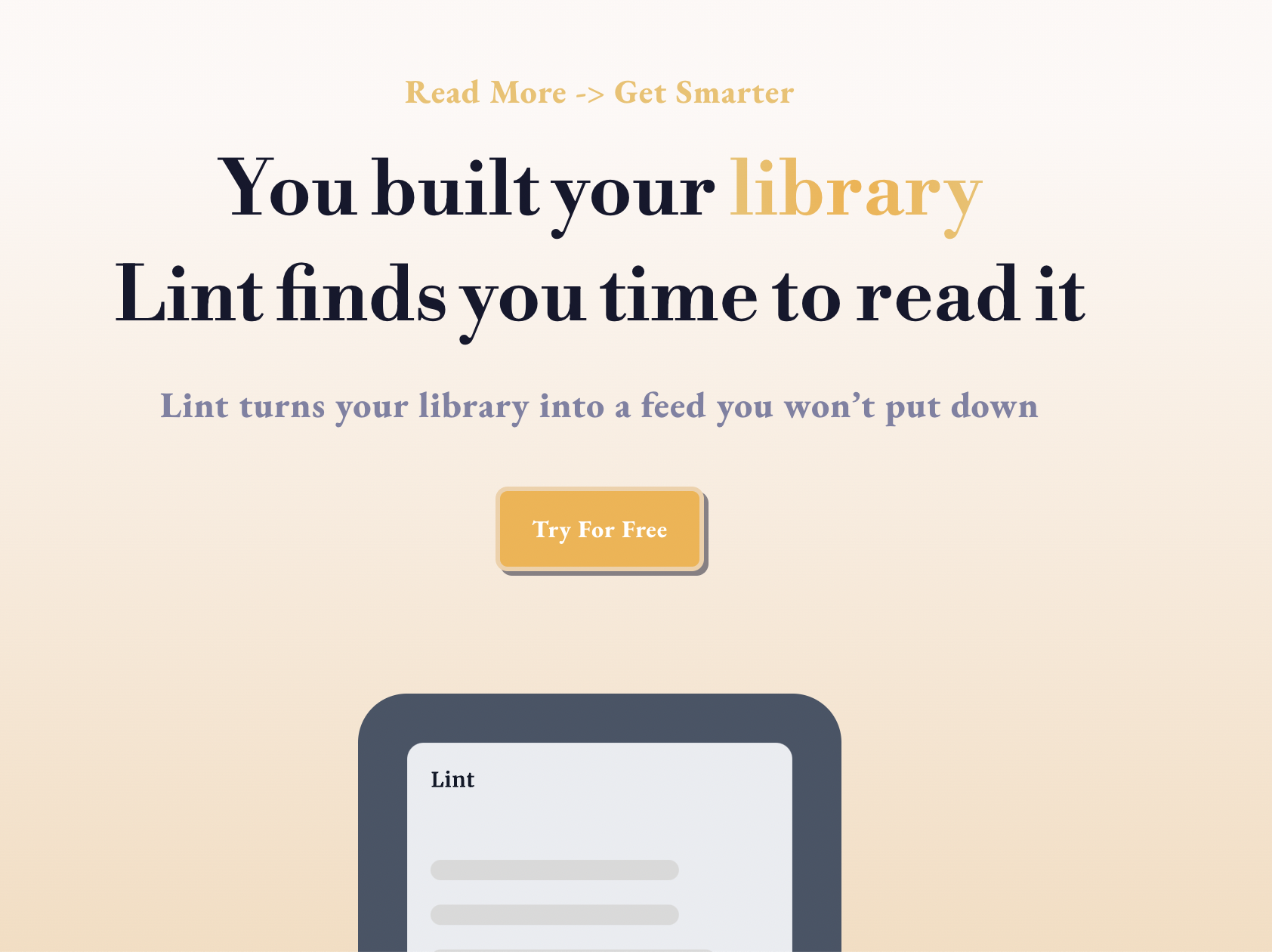 icon of Lintreader