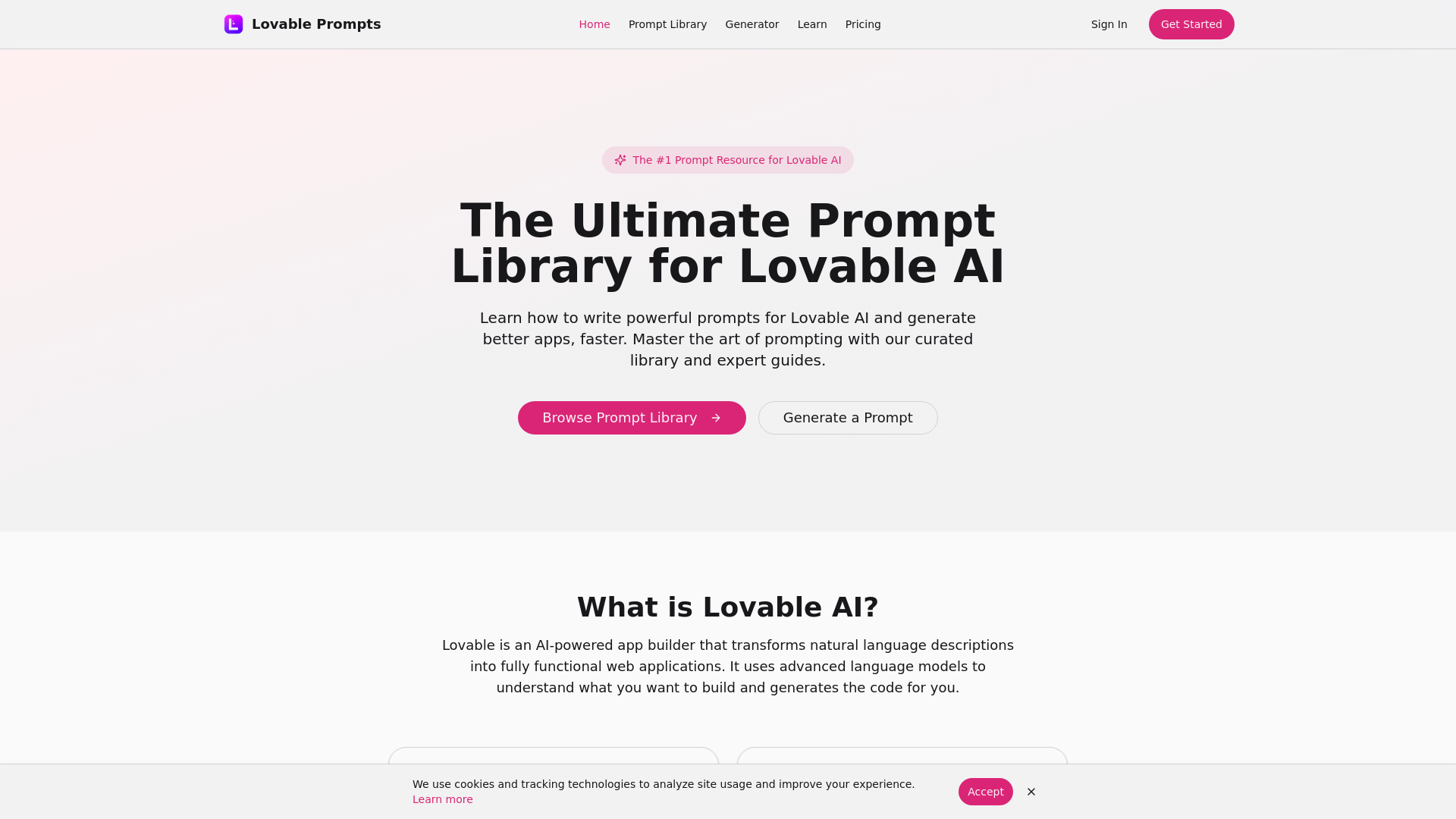 icon of Lovable Prompts