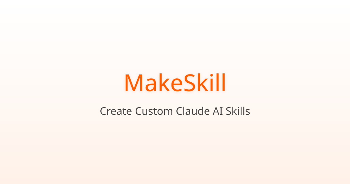 Makeskill