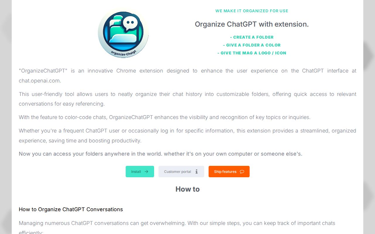 OrganizeChatgpt