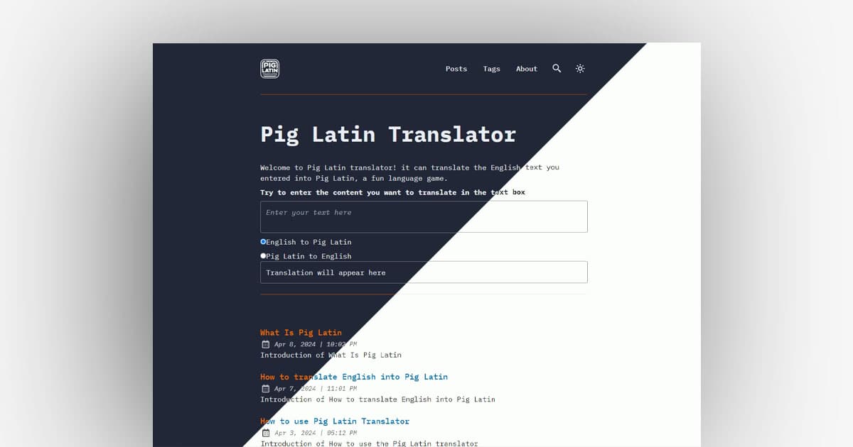 piglatintranslator