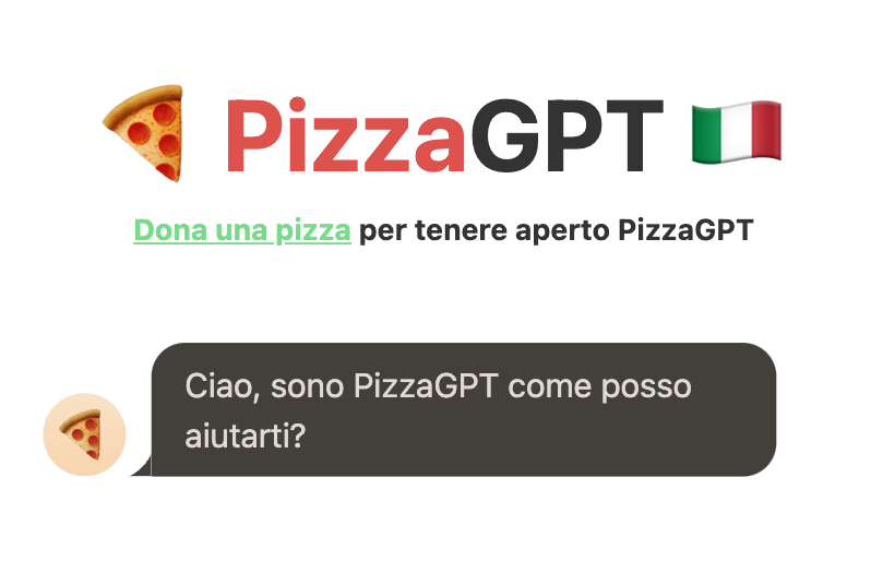 PizzaGPT
