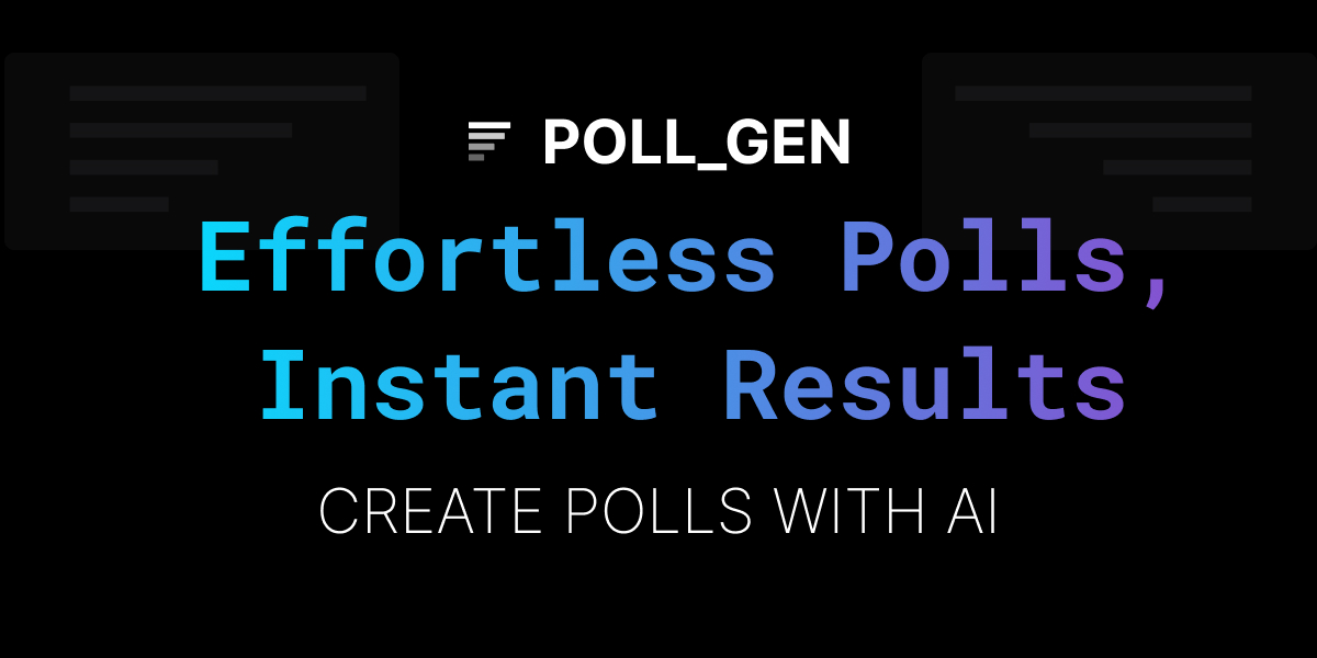 icon of PollGen