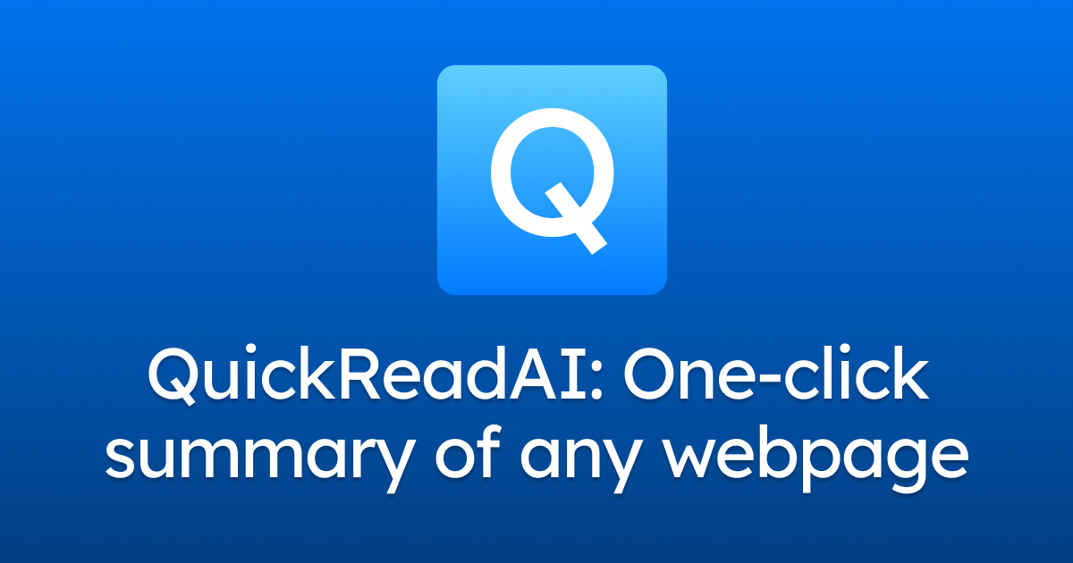 QuickReadAI