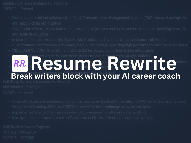 icon of Resume Rewrite