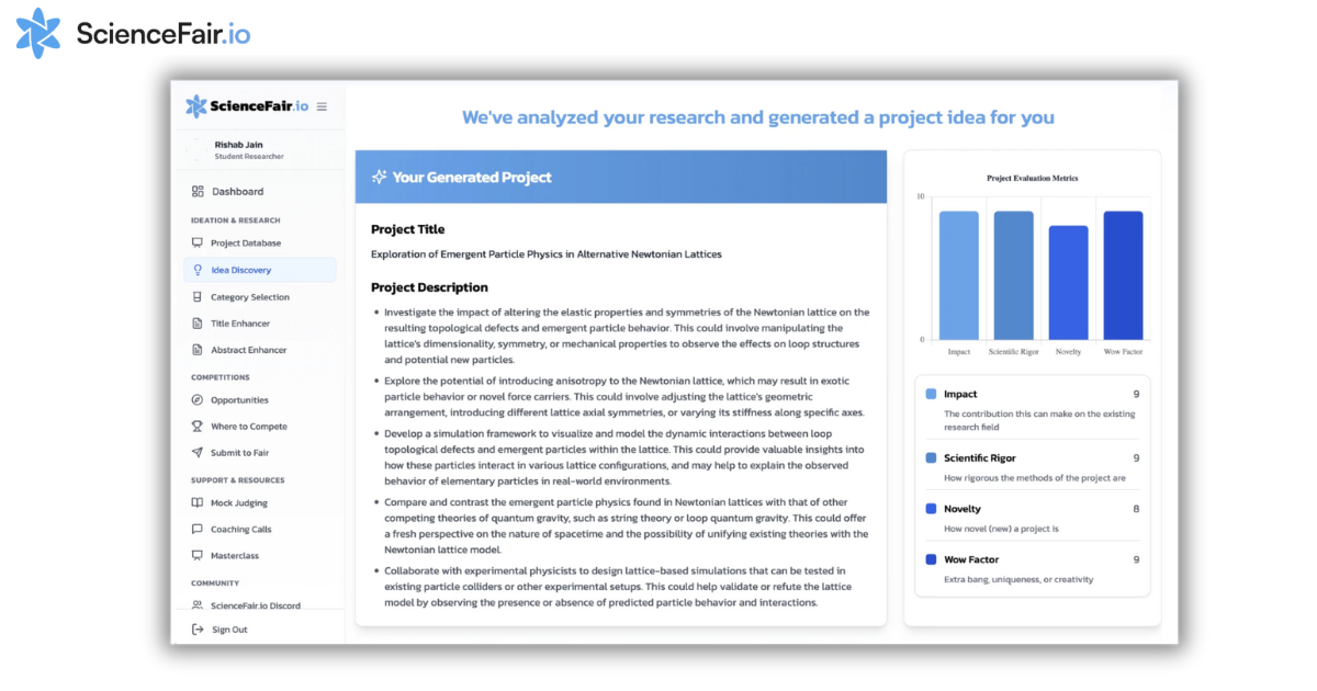 ScienceFair.io