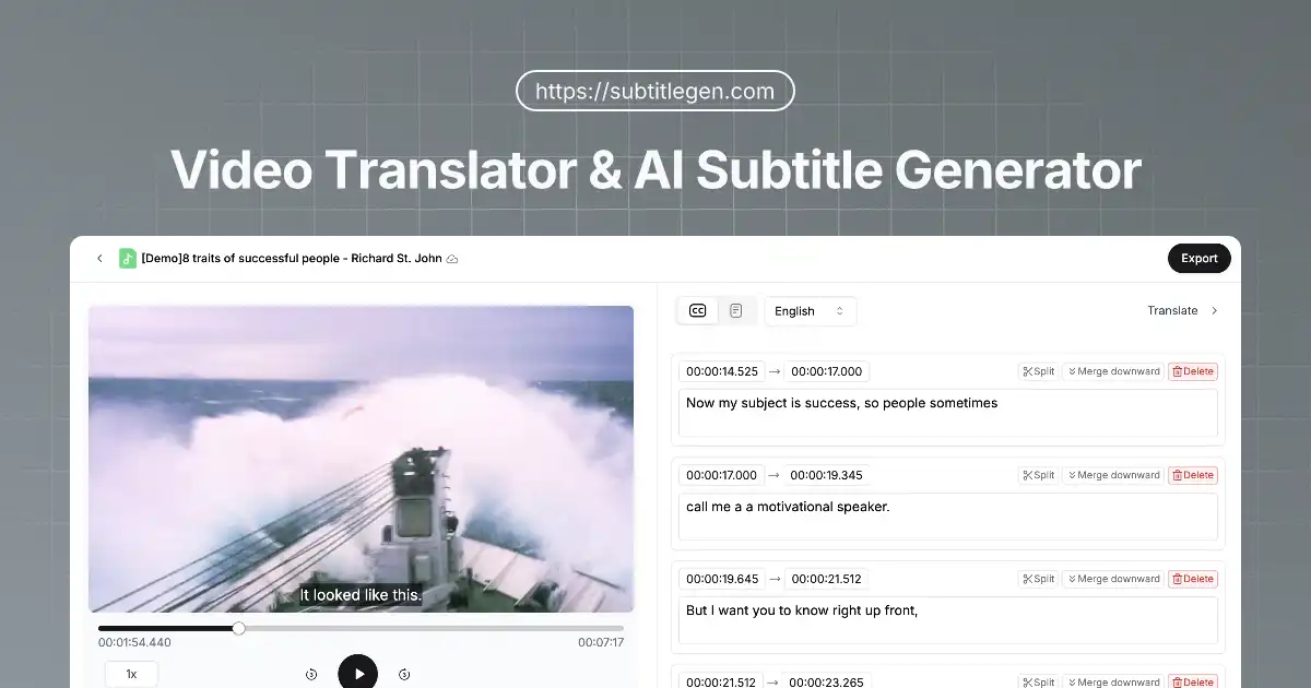SubtitleGen