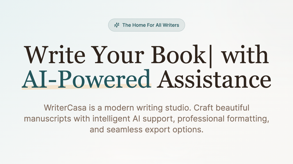 icon of WriterCasa
