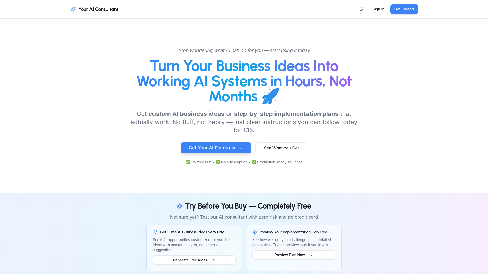 icon of Your AI Consultant