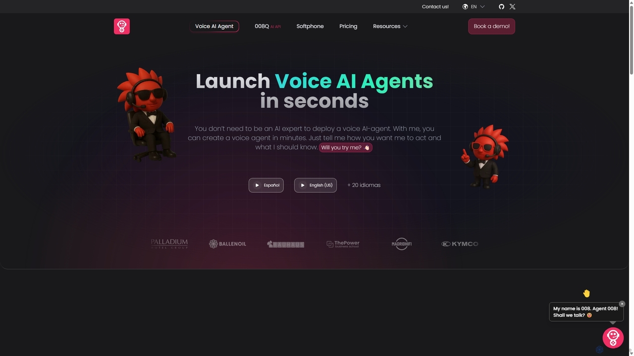 008 Voice AI Agents | Build super-intelligent voice AI-agents with knowledge and tools for 008agent