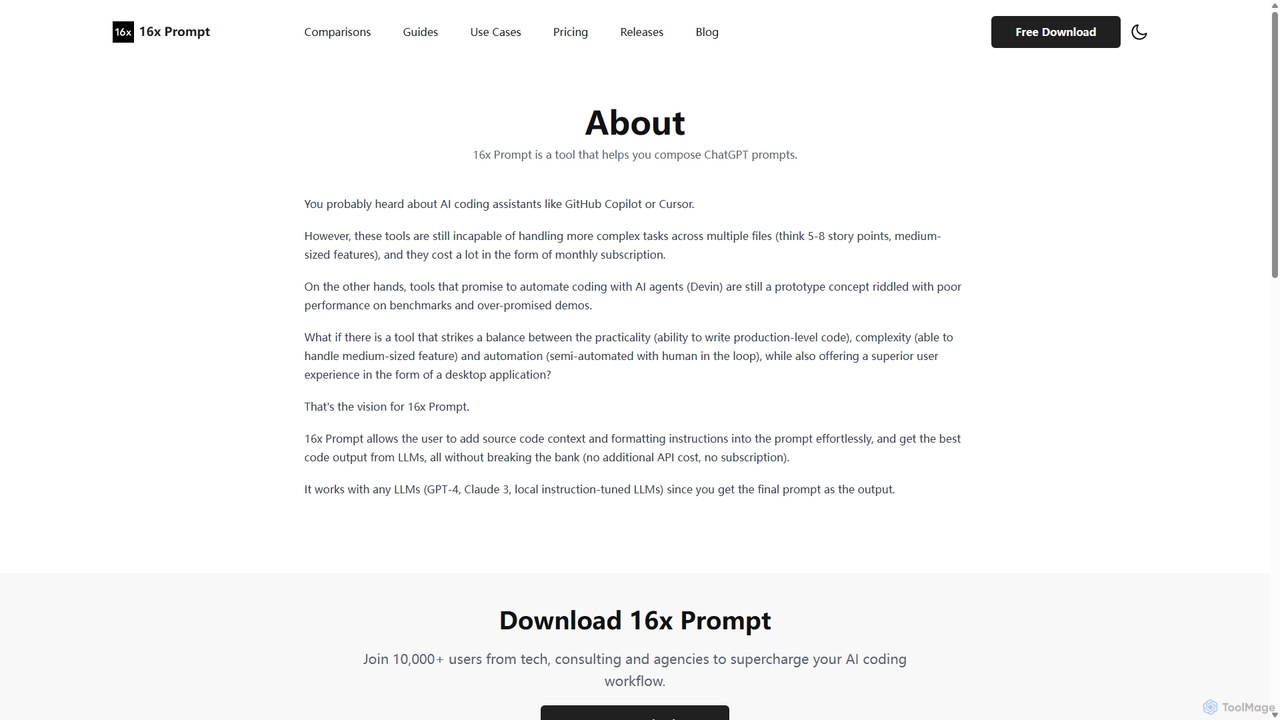 About | 16x Prompt for 16x Prompt