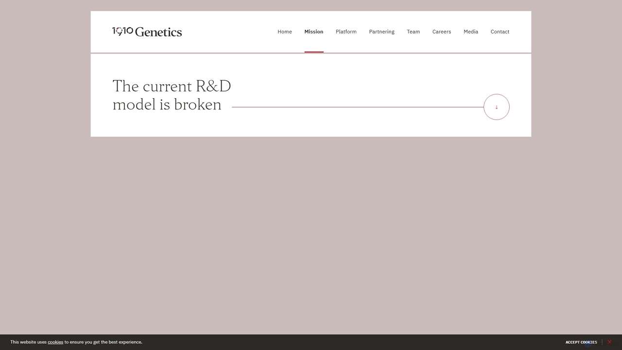 Mission — 1910 Genetics for 1910genetics