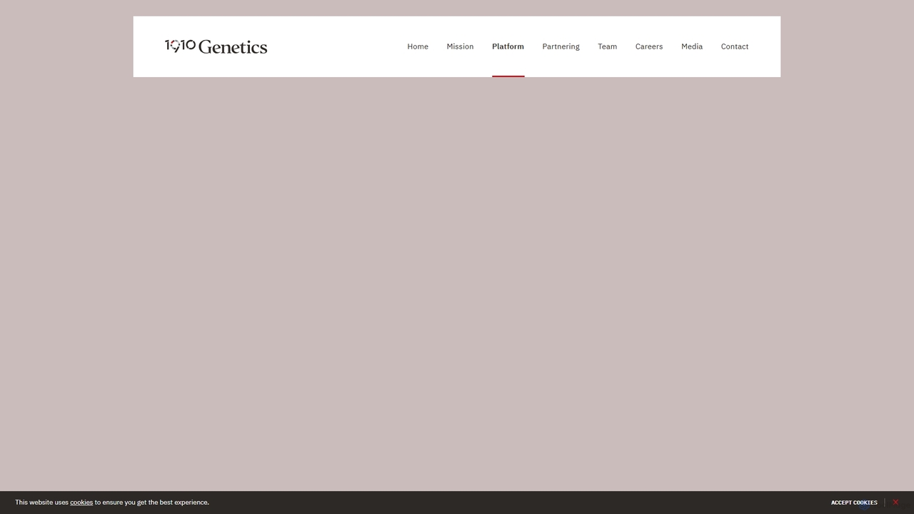 Platform — 1910 Genetics for 1910genetics