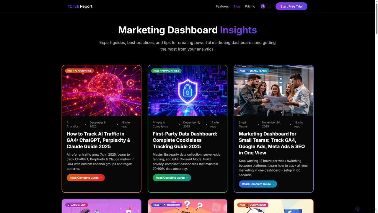 Blog - 1ClickReport | Marketing Dashboard Insights & Guides for 1ClickReport