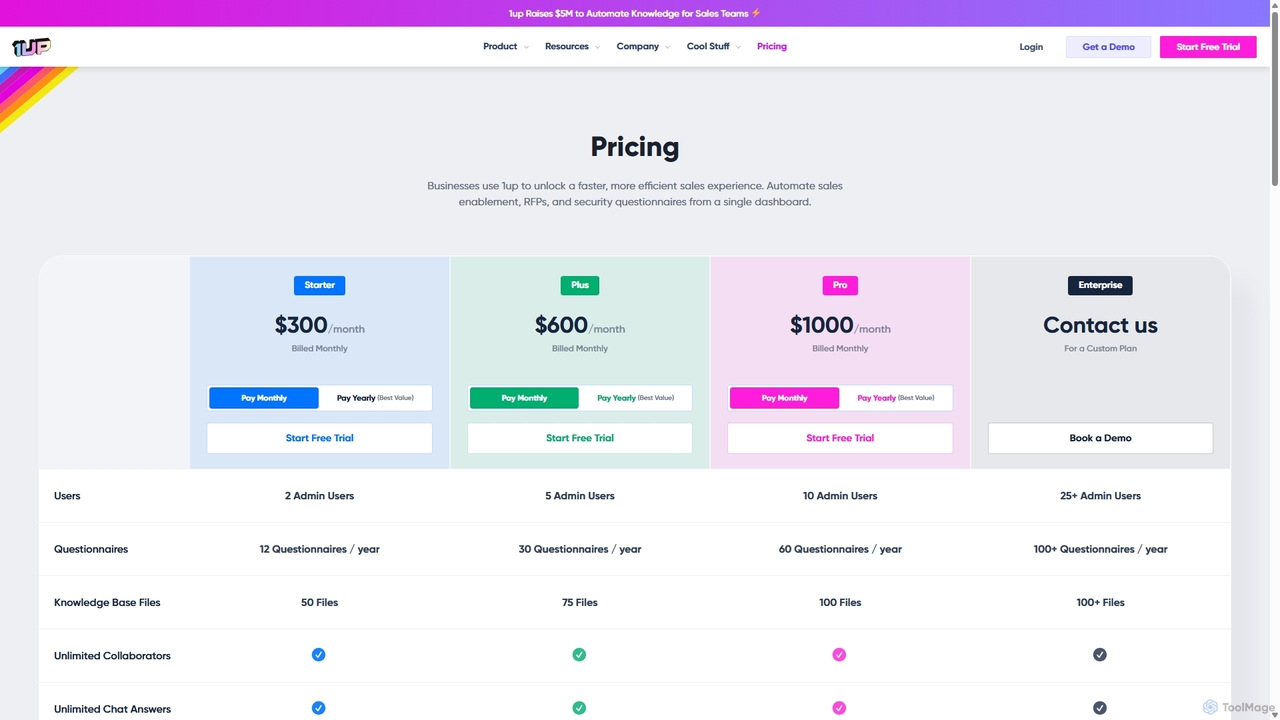 1up Pricing - Compare plans, features, and discounts for 1up