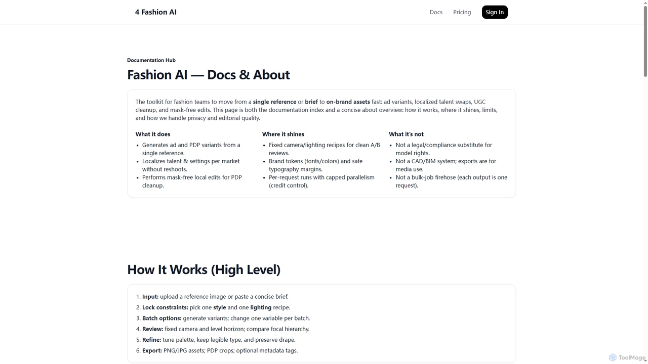AI for Fashion Generator, Virtual Try-On & Model Maker | 4 Fashion AI for 4FashionAI