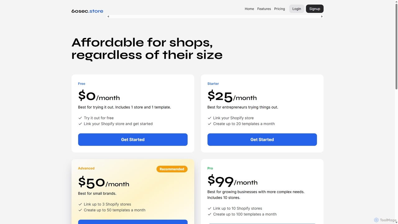 Generate Native Shopify Landing Pages in Seconds | https://60sec.store for 60sec.store