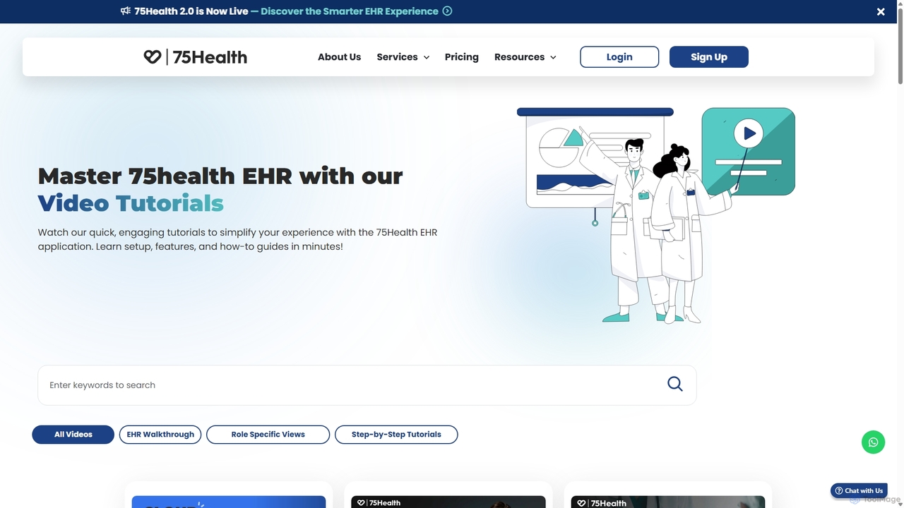 75Health Tutorials: Master Your EHR with Video Guides for 75health