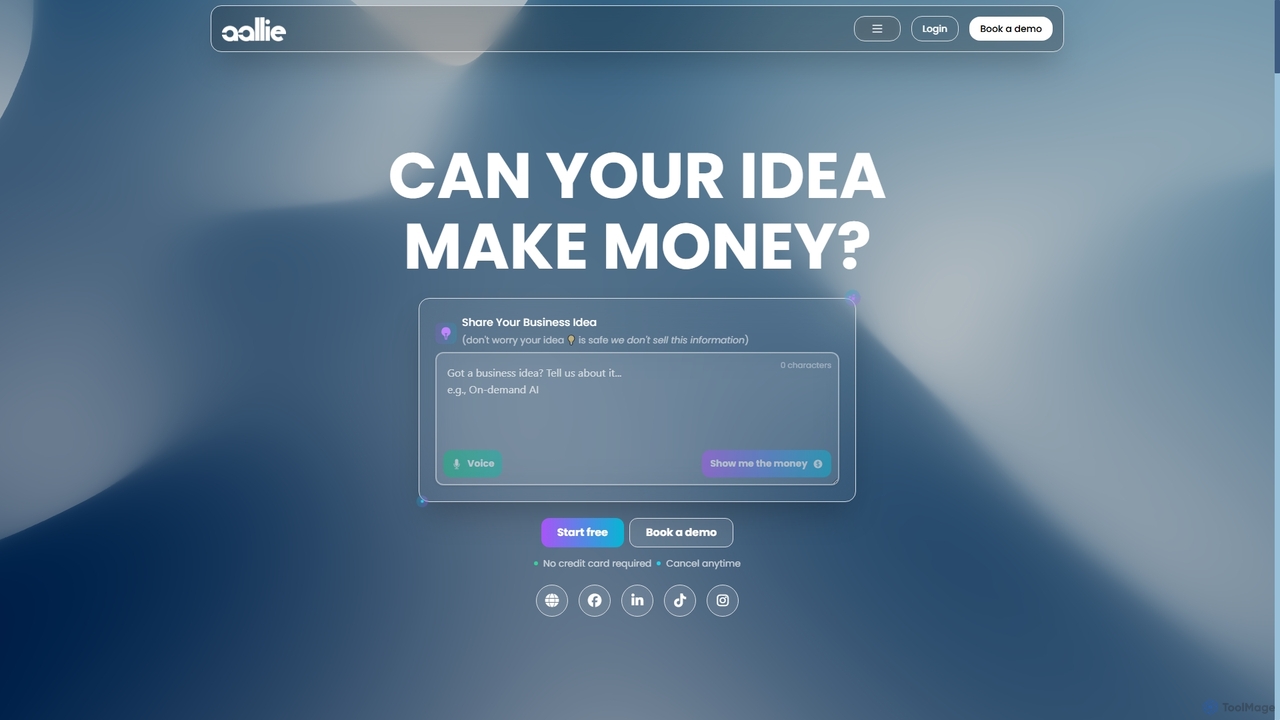 Landing Page | Aallie for Aallie