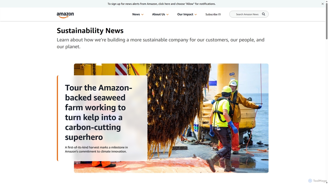 Latest news about Sustainability at Amazon for Aboutamazon
