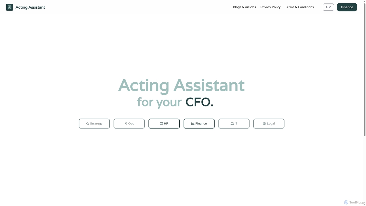 Acting Assistant