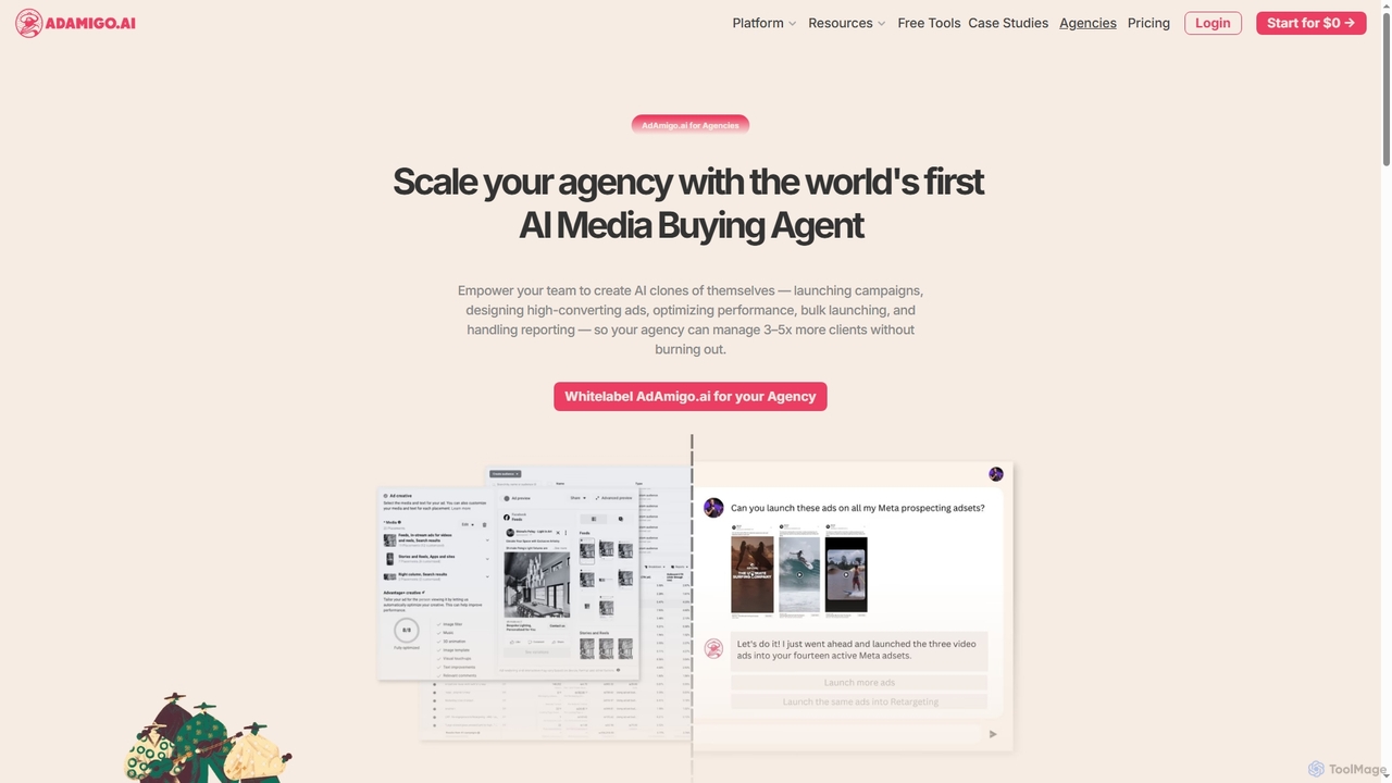 For Agencies | AdAmigo.ai – Scale Clients, Not Workload for Adamigo