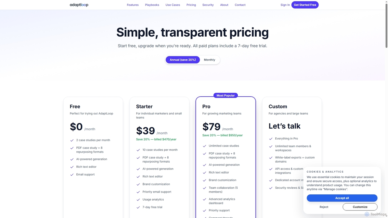 AdaptLoop - AI-Powered Case Study Builder for AdaptLoop