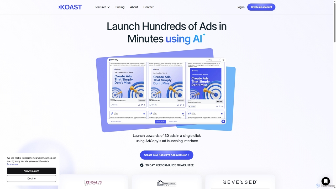 Bulk Ad Launching for AdCopy.ai
