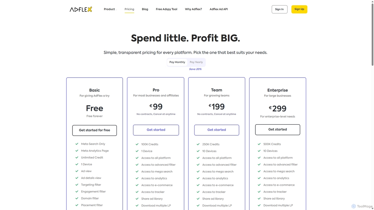 AdFlex Pricing | Check And Compare Plans for AdFlex