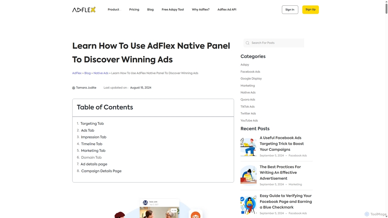 Learn How To Use AdFlex Native Panel To Discover Winning Ads for AdFlex