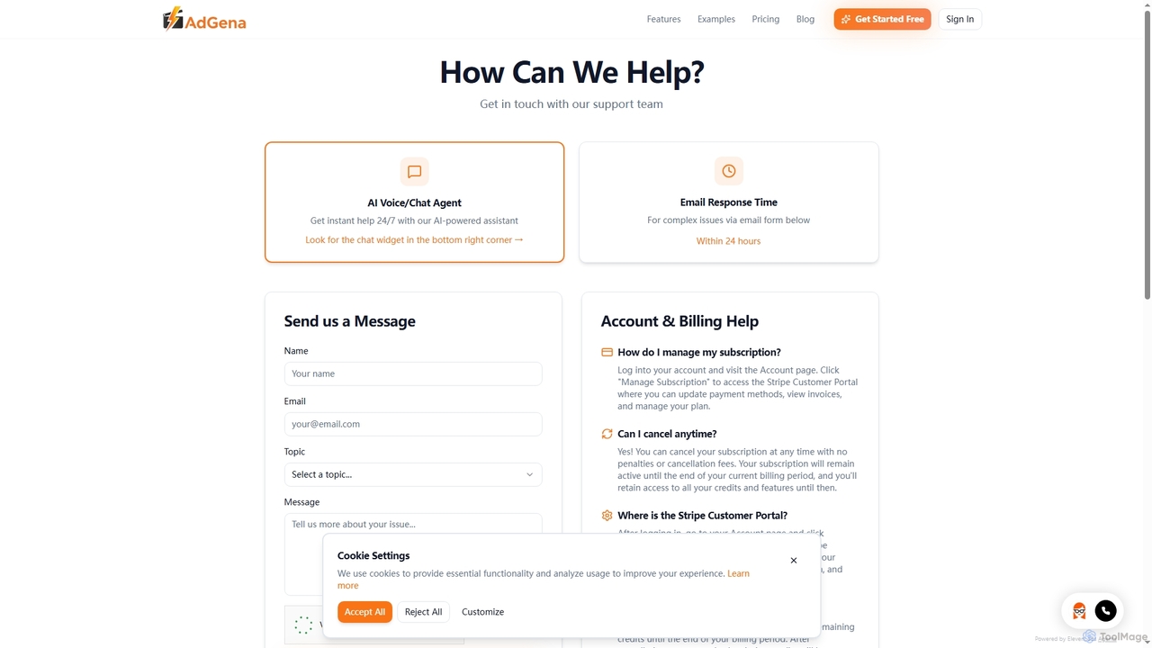 Support | Adgena - Get Help & Contact Us for Adgena