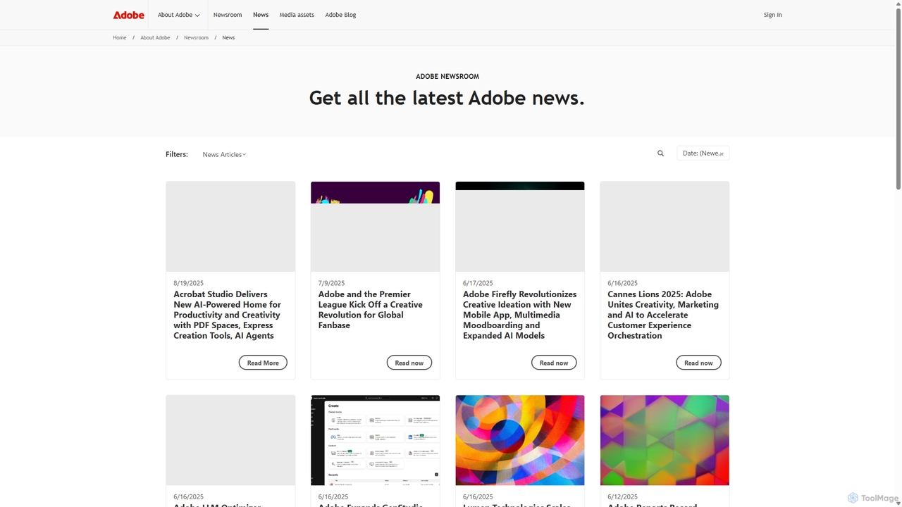 Get all the latest Adobe news. for Adobe Newsroom