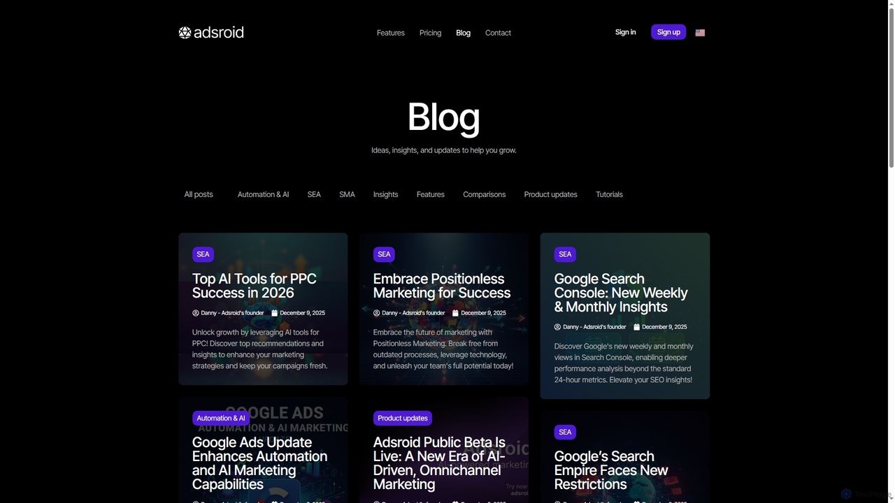 Adsroid - Blog for Adsroid