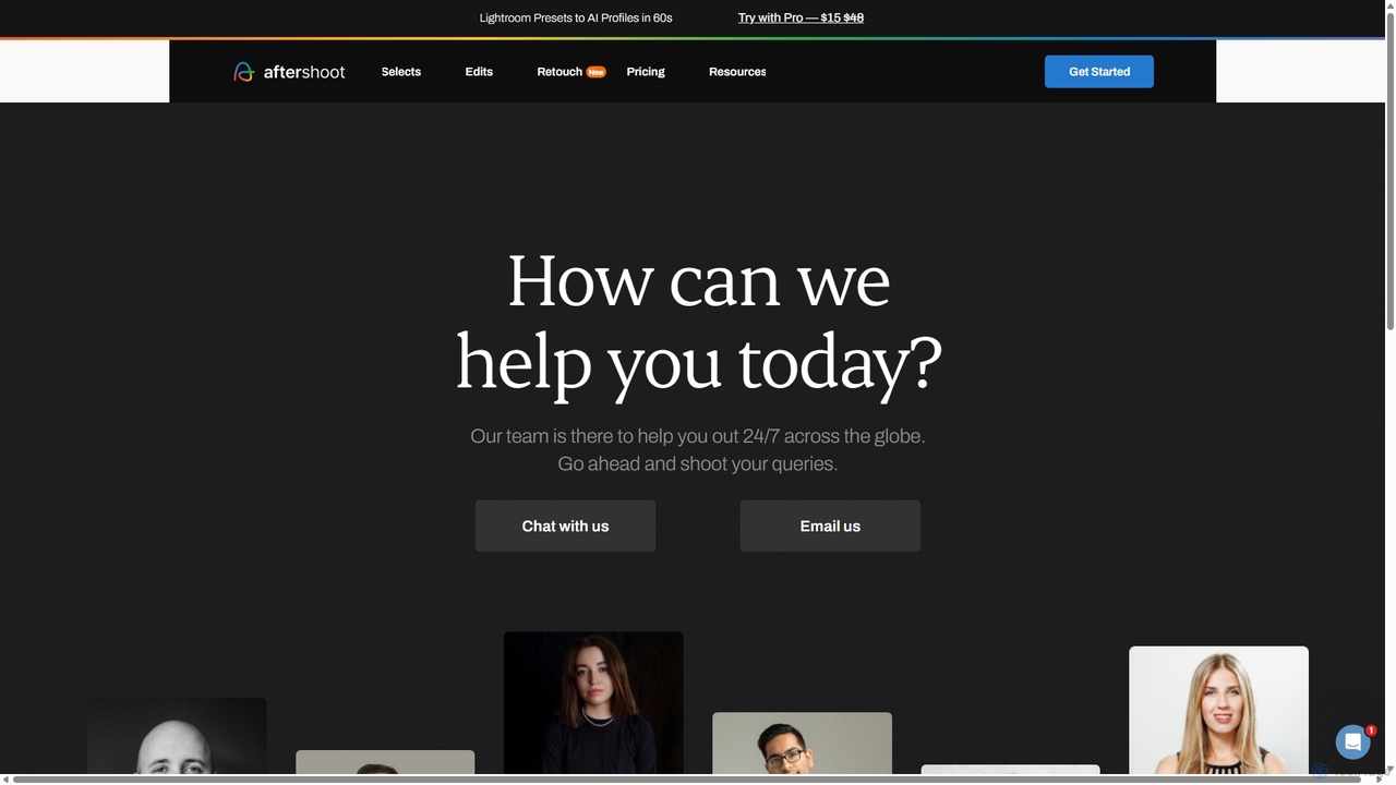 Aftershoot - Support & Sales 24/7 for Aftershoot