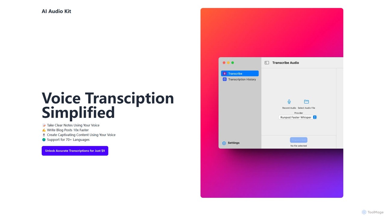 AI Audio Kit