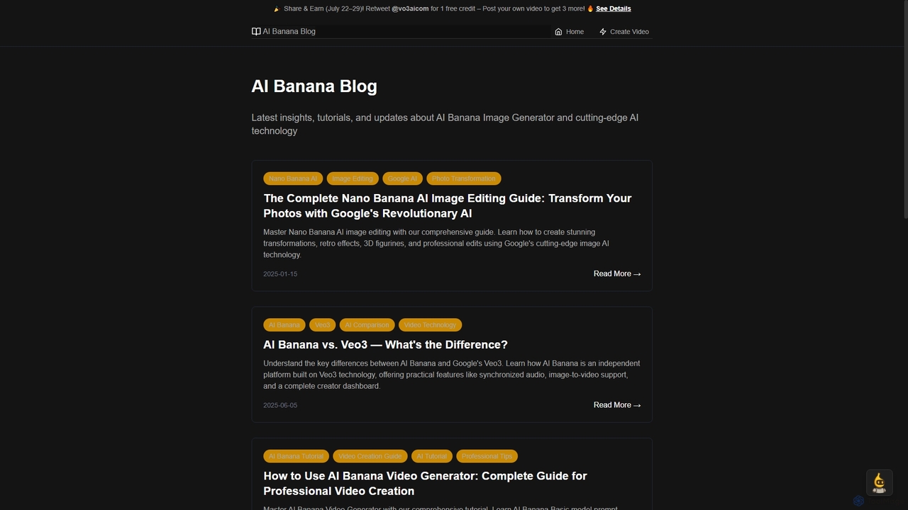 AI Banana Video Generator Blog | AI Video Tutorials & Tips for AI Banana
